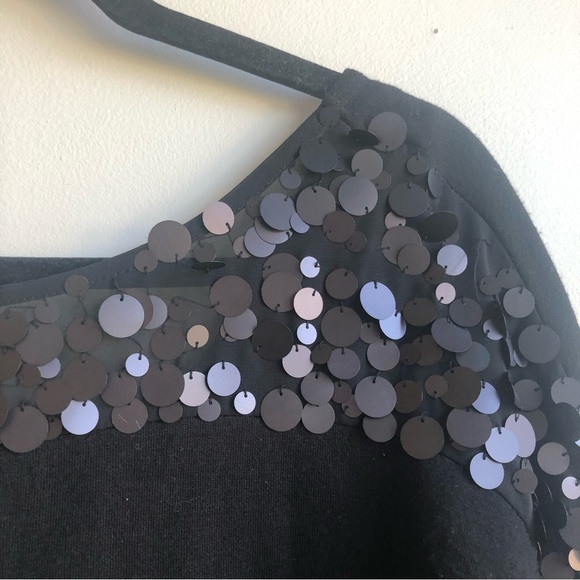 NWT DKNY Jeans Large Sequin Shift Dress - Picture 4 of 10